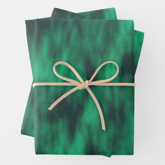 Moderne abstracte, groene strokleurstof inpakpapier vel (In situ)