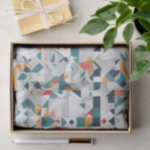 Moderne Abstracte Haan Decoupage Tissuepapier (Geschenk)