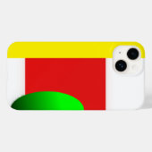 Moderne Abstracte halve cirkelrechthoek Case-Mate iPhone Case (Achterkant (horizontaal))
