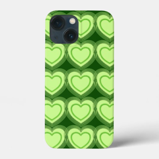 Moderne Abstracte harten - Lime Green Case-Mate iPhone Case (Achterkant)