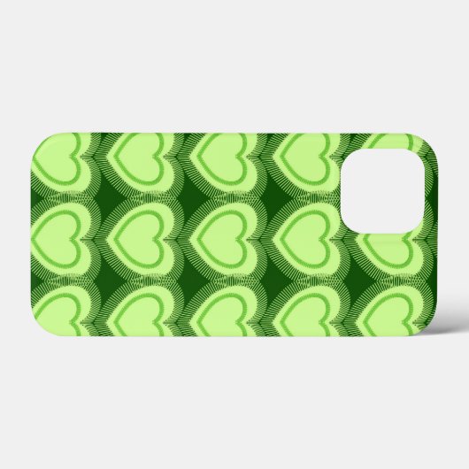 Moderne Abstracte harten - Lime Green Case-Mate iPhone Case (Achterkant (horizontaal))