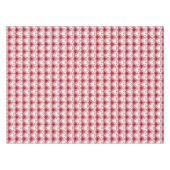 Moderne Abstracte harten - Rood en wit Tafelkleed (Voorkant (Horizontaal))