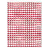 Moderne Abstracte harten - Rood en wit Tafelkleed (Voorkant)
