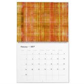 Moderne Abstracte hedendaagse Art Agenda Kalender (Feb 2027)