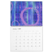 Moderne Abstracte hedendaagse Art Agenda Kalender (Jan 2027)