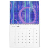 Moderne Abstracte hedendaagse Art Agenda Kalender (Jan 2026)