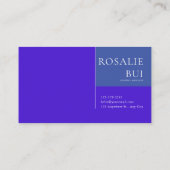 Moderne Abstracte hemelgolven en gouden glitter Visitekaartje (Achterkant)