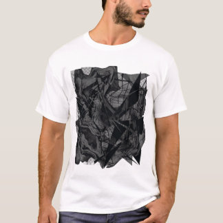 Moderne Abstracte Heren Streetwear T-shirt | Edgy