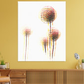 Moderne Abstracte herfstbomen #2 Canvas Afdruk (Insitu (Woonkamer))