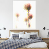 Moderne Abstracte herfstbomen #2 Canvas Afdruk (Insitu (Slaapkamer))