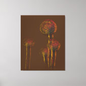 Moderne Abstracte herfstbomen Canvas Afdruk (Voorkant)