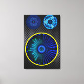 MODERNE, ABSTRACTE, HOME DECOR LUIDSPREKER CANVAS AFDRUK (Voorkant)