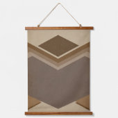 Moderne Abstracte Houten Kunst Set Hangend Wandkleed (Voorkant 2)