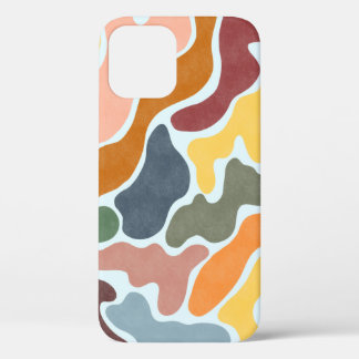Moderne, abstracte illustratie in oortige tonen. Case-Mate iPhone case