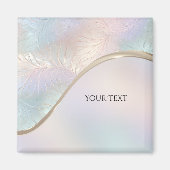 Moderne Abstracte Iridescente Magneet (Voorkant)