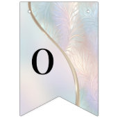 Moderne Abstracte Iridescente Slagflag Vlaggetjes (Tweede vlag)