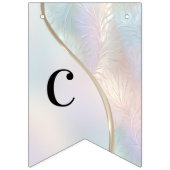 Moderne Abstracte Iridescente Slagflag Vlaggetjes (Eerste vlag)