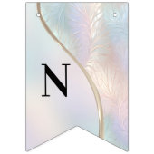 Moderne Abstracte Iridescente Slagflag Vlaggetjes (Derde vlag)