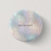 Moderne Abstracte Iridiserende Knop Ronde Button 3,2 Cm (Voorkant)