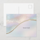 Moderne Abstracte Iriserende Briefkaart (Voorkant / Achterkant)