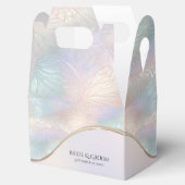 Moderne Abstracte iriserende gunst box Bedankdoosjes (Geopend)