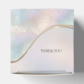 Moderne Abstracte iriserende gunst box Bedankdoosjes (Bovenkant)