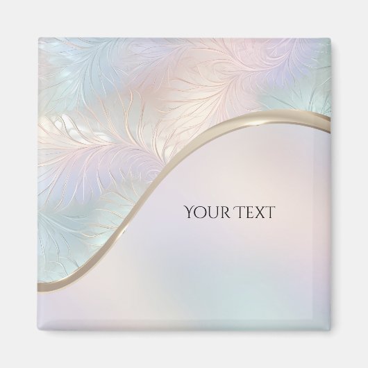 Moderne Abstracte iriserende magneet (Voorkant)