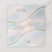 Moderne Abstracte iriserende plaatskaart Plaatskaartje (Buitenkant ongevouwen)