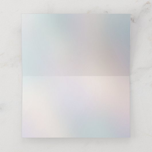 Moderne Abstracte iriserende plaatskaart Plaatskaartje (Binnenkant ongevouwen)