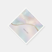 Moderne Abstracte iriserende servetten (Hoek)