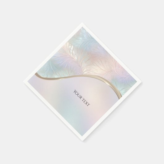 Moderne Abstracte iriserende servetten (Hoek)