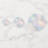 Moderne Abstracte iriserende tafel Confetti (Achterkanten)