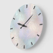 Moderne Abstracte iriserende wandklok (Hoek)