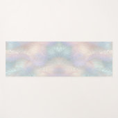 Moderne Abstracte iriserende yogamat (Voorkant (horizontaal))
