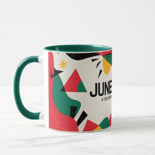 Moderne Abstracte Juneteenth Freedom Celebration K Mok (Links)