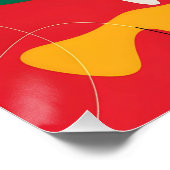 Moderne Abstracte Juneteenth Freedom Celebration K Perfect Poster (Hoek)