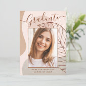 Moderne Abstracte kalligrafiesusfoto Aankondiging (Staand voorkant)