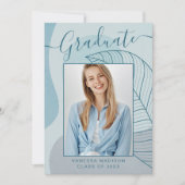 Moderne Abstracte kalligrafiesusfoto Aankondiging (Voorkant)