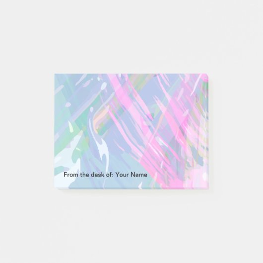 Moderne Abstracte Kantoor nette notebooks Post-it® Notes (Voorkant)