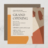 MODERNE ABSTRACTE KARTROUW GELLOW VERLENEN OPENEN KAART (Voorkant / Achterkant)