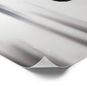 Moderne Abstracte kat – minimalistisch design Poster (Hoek)