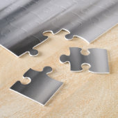 Moderne Abstracte kat - Minimalistische ontwerpkun Legpuzzel (Zijkant)