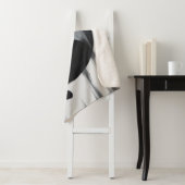 Moderne Abstracte kat - Minimalistische ontwerpkun Sherpa Deken (In situ)