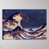 Moderne Abstracte Katsushika Hokusai De Grote Golf Poster (Voorkant)