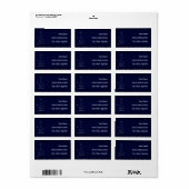 Moderne Abstracte kerstboom Etiket (Full Sheet)