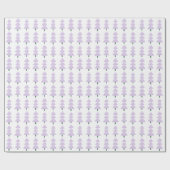 Moderne Abstracte Kerstboom Lavendel Cadeaupapier (Vlak)