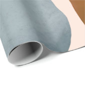 Moderne Abstracte kerstfeestdag Cadeaupapier (Rol Hoek)