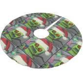 Moderne Abstracte kerstrobot uit de middeleeuwen Kerstboom Rok (Gekanteld)