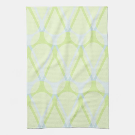 Moderne abstracte keukenhanddoeken voor groene en  (Verticaal)