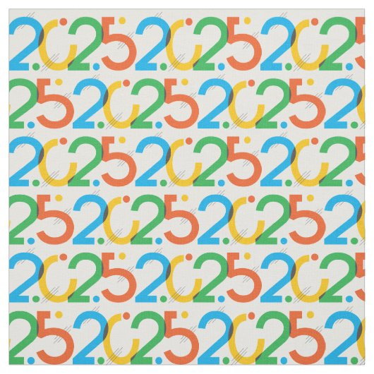 Moderne Abstracte klasse 2025 Stof (Swatch)